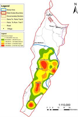 Mapping cultural ecosystem services in the hyper arid environment of south of Jordan